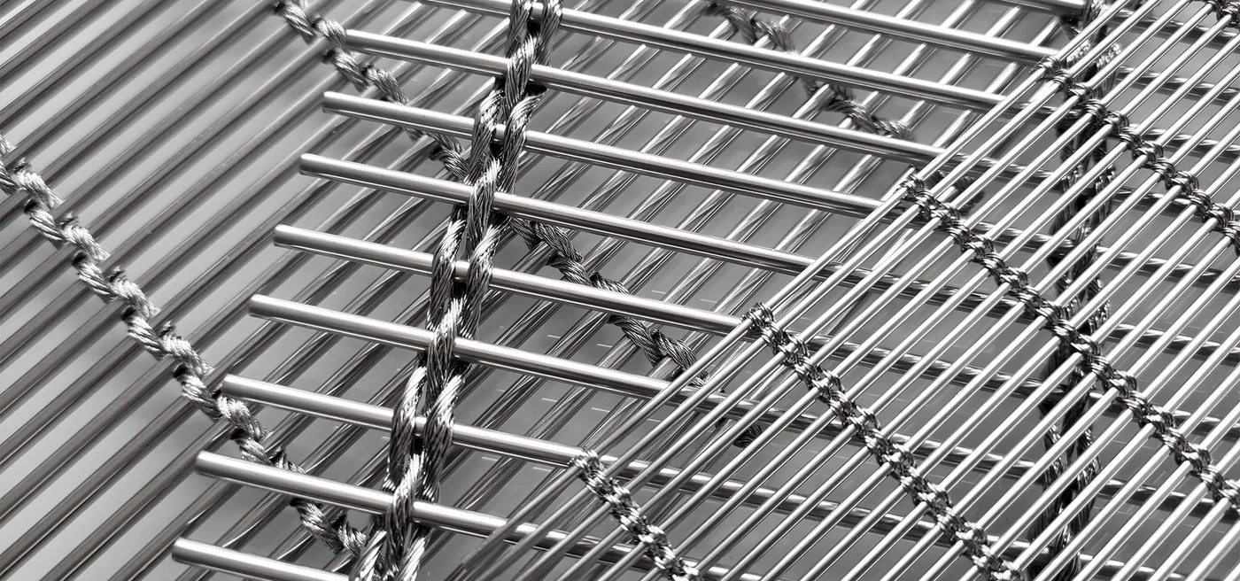 HAVER Architectural Mesh: cable mesh MULTI-BARRETTE