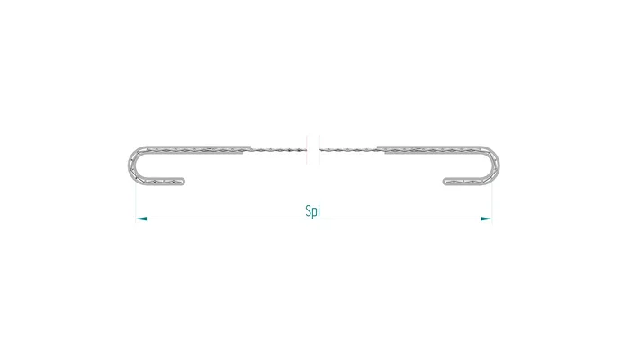 End tensioned screen