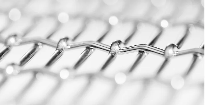 Screen cloth in a detailed view