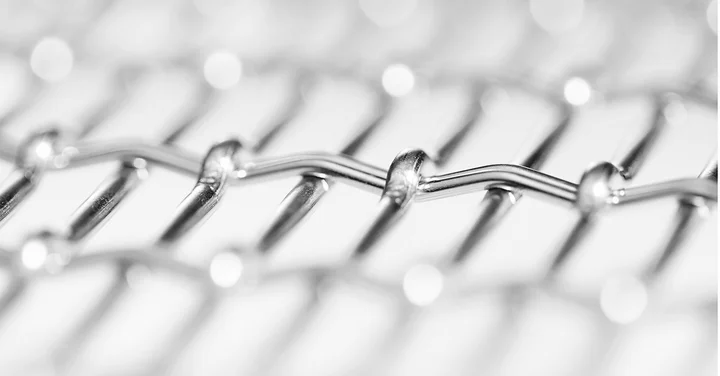 Screen cloth in a detailed view