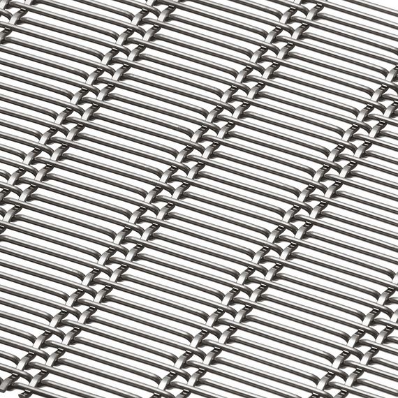 Four of Haver & Boecker's most popular wire mesh types - in addition to cable mesh MULTI-BARRETTE, three wire meshes DOGLA-TRIO, EGLA-TWIN and EGLA-DUO.