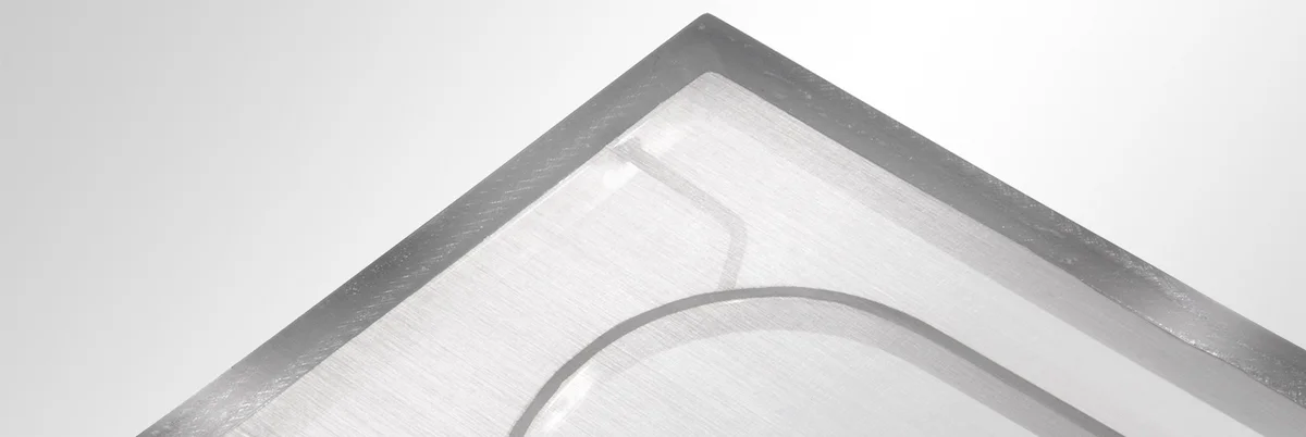 HAVER Rechteckrahmen mit Ultraschallleitersystem im Detail