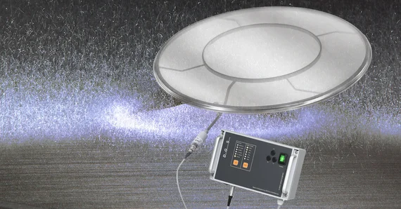 HAVER Rundsiebrahmen mit angeschlossenem Konverter