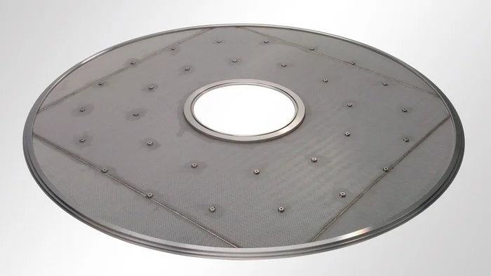 Plaque filtrante POROSTAR® | Filtre Nutsche avec anneaux de bride et plots de fixation