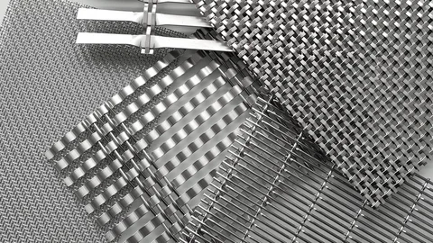 The HAVER architectural wire mesh selection