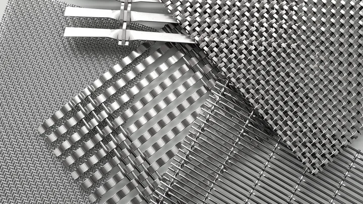 The HAVER architectural wire mesh selection