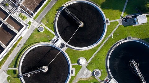 Abwasseraufbereitung in Kläranlagen