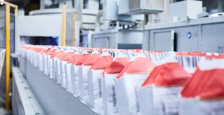 Sackzuführung im RADIMAT®