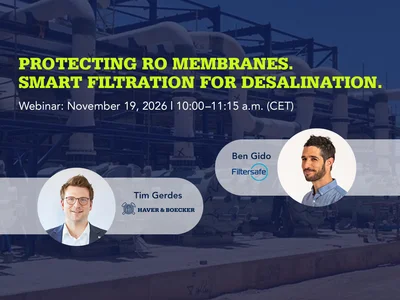 Join our webinar with Tim Gerdes from HAVER & BOECKER and Ben Gido from Filtersafe