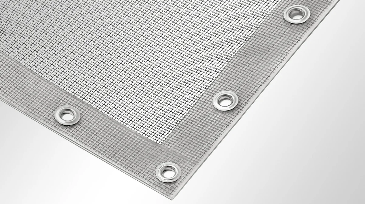 Siebtücher mit durchsichtiger PUR Folie