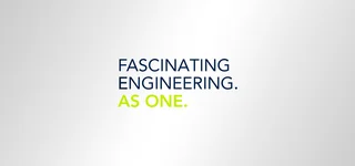 Banner mit Claim "Fascinating Engineering. As one."
