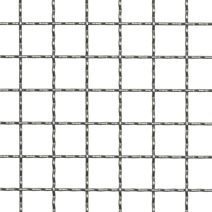 DOKAWELL wire screen with intermediate crimps in both directions