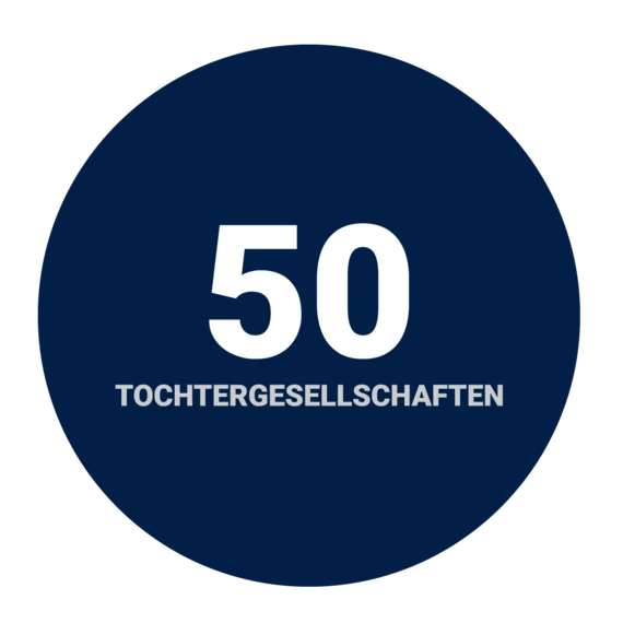 Icon: 50 Tochtergesellschaften