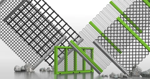  Different types of FLEX-MAT® vibrating wire screens