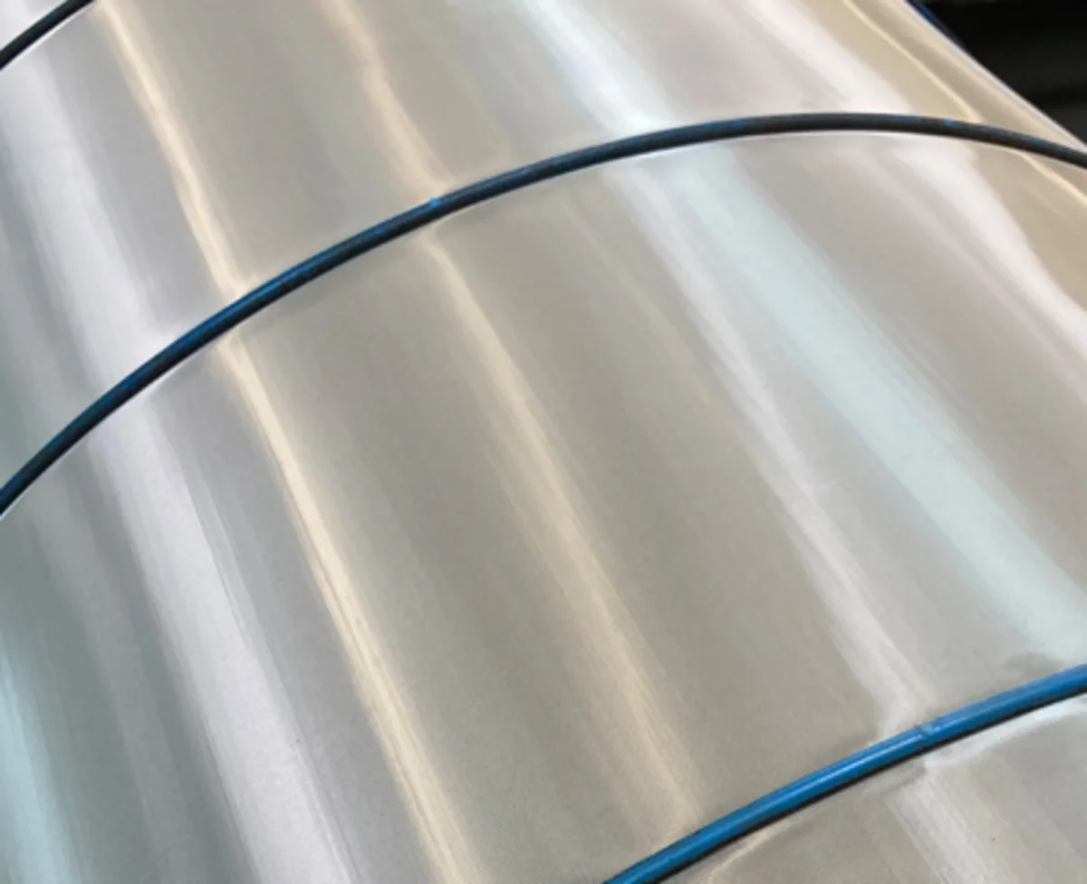 Section of a micro screen with wire mesh