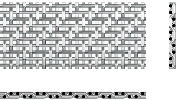 Zeichnung Köperbindung