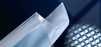 Detailed image of a fabric roll with 165 mesh screen printing fabric