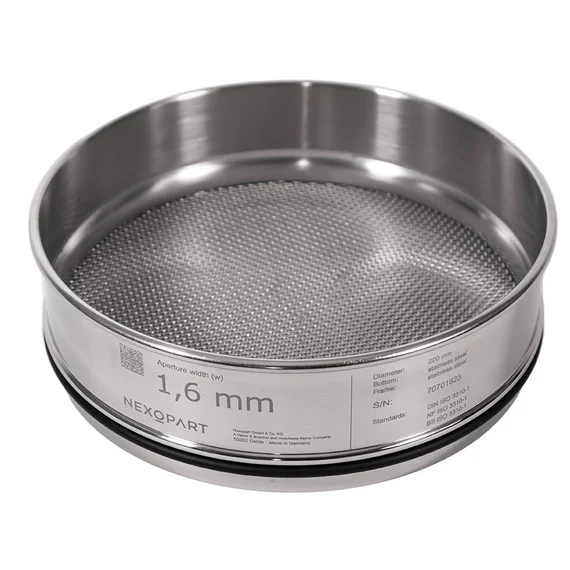 NEXOPART Test Sieve with stainless steel frame according to ISO 3310-1