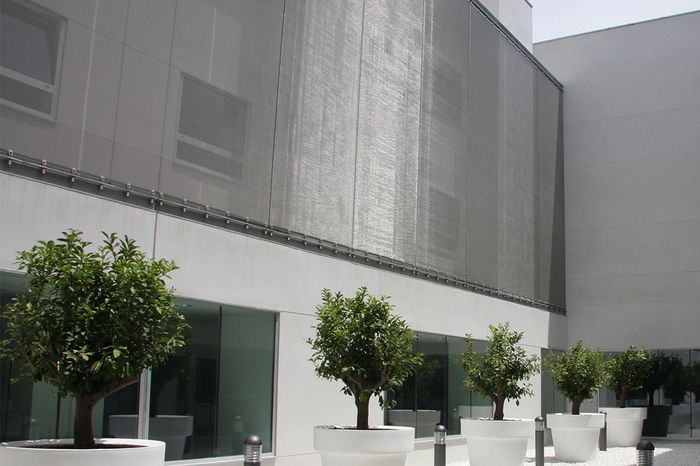 Effektive Verschattung mit Architekturgewebe