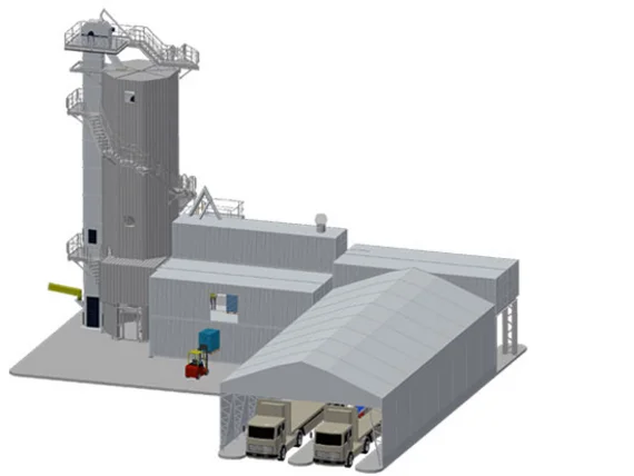 OCTAPLANT® HB10 portable cement packing plant