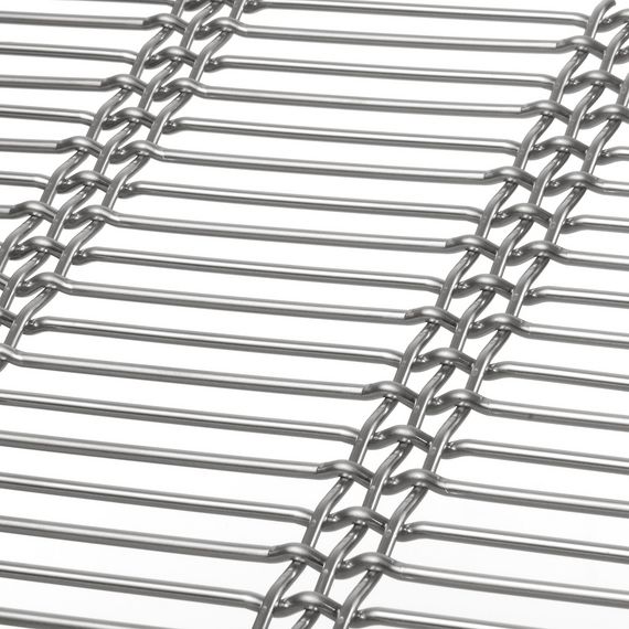 Four of Haver & Boecker's most popular wire mesh types - in addition to cable mesh MULTI-BARRETTE, three wire meshes DOGLA-TRIO, EGLA-TWIN and EGLA-DUO.