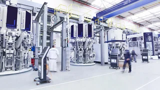 Einblick in die Produktion des ROTO-PACKER®