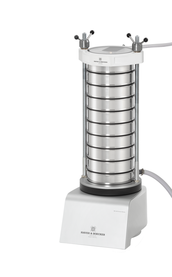 HAVER Analysensiebmaschine EML 200 Premium Remote zur Nassabsiebung