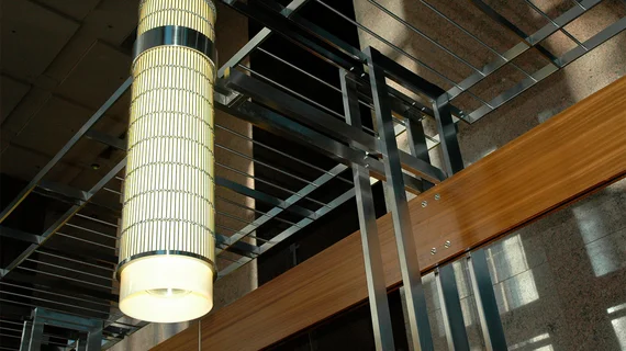 Wire mesh for attractive, high-quality lamp design