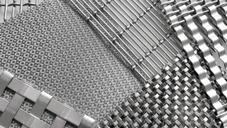 Unterschiedliche Drahtgewebetypen