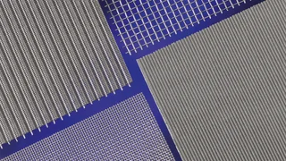 Open mesh or twilled weave