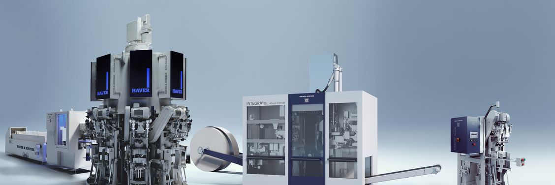HAVER & BOECKER Verpackungsanlagen mit neuester Generation automatisierter Absack-, Palettier- und KI-gestützter Abfülltechnik auf der POWTECH TECHNOPHARM 2025