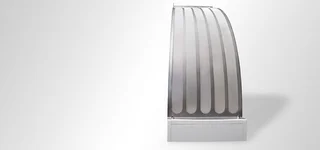 Gewebestreifen mit Metallstreifen zeigt das Retrofit Panel für die Trommelfilter