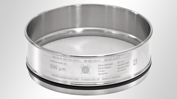 Test sieves for conventional and hand screening | Haver & Boecker