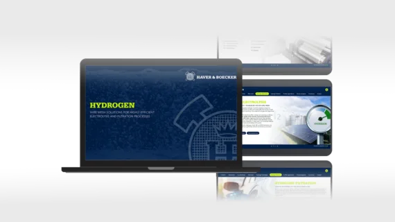 A laptop displaying the cover page of the Engineer's Guide with the title “Hydrogen,” with screenshots of the content in the background.