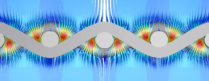 Conception virtuelle de tissus - comportement d'écoulement