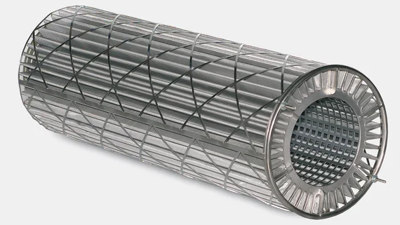 Filtre étoile en POROSTAR® avec grille de soutien