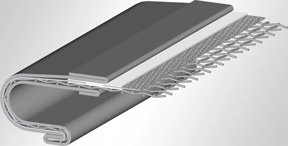 End tensioned double layered screen section, in the Multistretch version