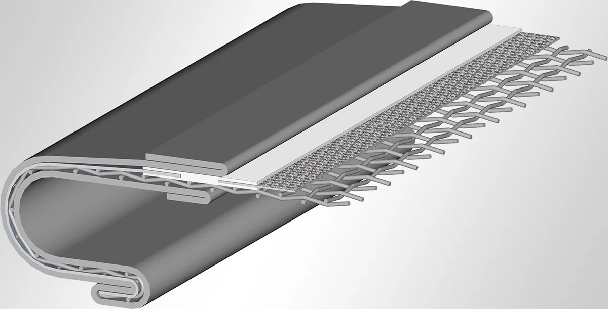 End tensioned double layered screen section, in the Multistretch version