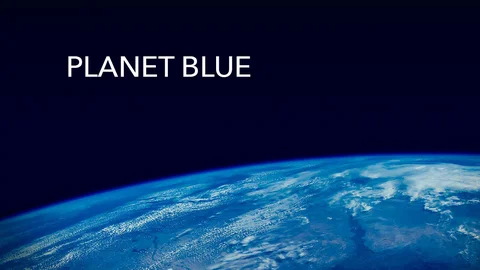 Blick auf die Erde aus dem Weltall