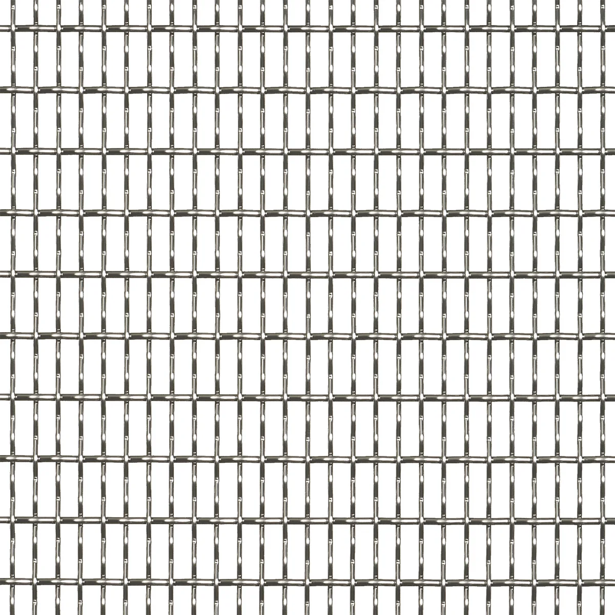 DOKAWELL wire mesh with intermediate crimps in one direction