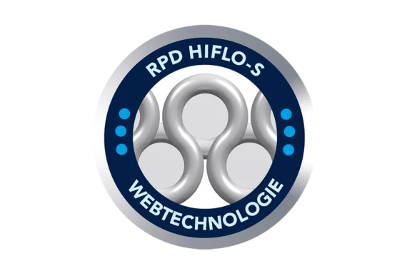 Siegel aus Zeichnung Querschnitt RPD-HIFLO Webtechnologie