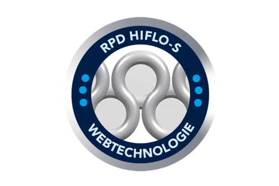 Siegel aus Zeichnung Querschnitt RPD-HIFLO Webtechnologie