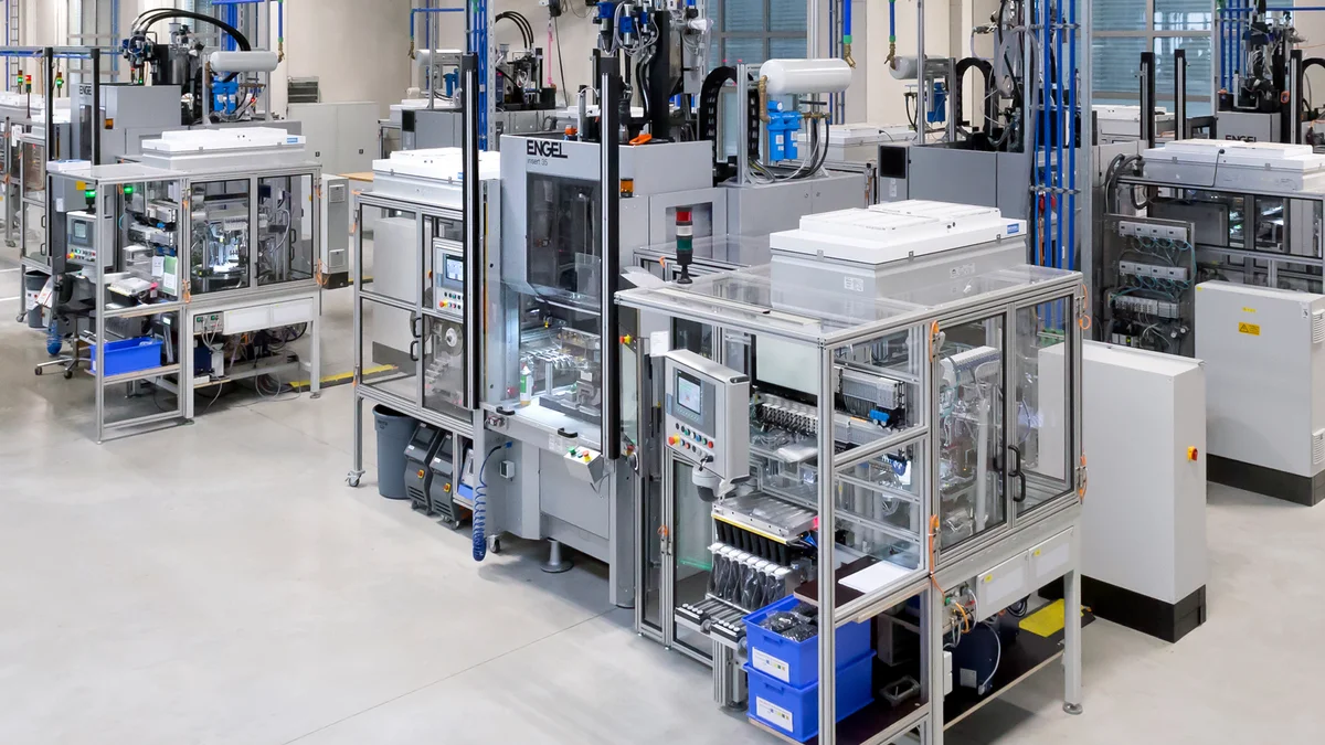 Vollautomatisierte Produktion und Prüfung der Hybridelemente