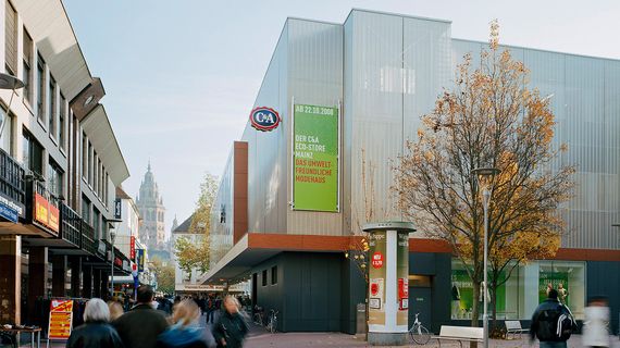 Fassadenverkleidung Innenstadt