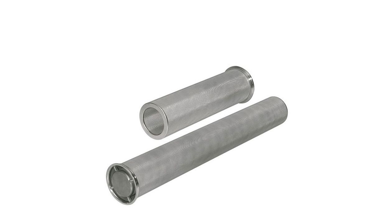 Bougies filtrantes en laminé de tissu métallique