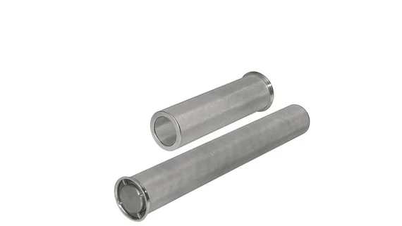 Filter cartridges made from metal mesh laminates
