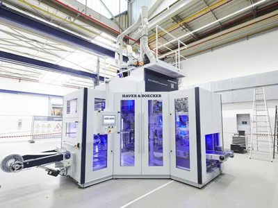 HAVER & BOECKER ROTO-PACKER® RS rotary packing machine with ADAMS® technology