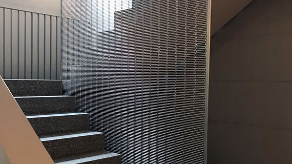 Design With Architectural Wire Mesh, Floor Tile Wire Mesh