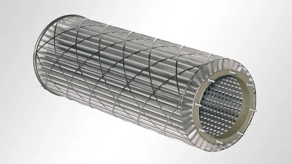 POROSTAR® starfilter with reinforcement cage