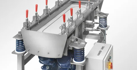 Siebmaschine Haver UMD für Anwendungen im Technikum